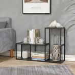 Wandplankenset Nostened 4-delig vierkant staal zwart [en.cas, Huis en Inrichting, Woonaccessoires | Wandplanken en Boekenplanken