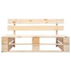 Tuinbank pallet hout (Tuinbanken-Tuinsets, Tafels-Stoelen), Tuin en Terras, Tuinsets en Loungesets, Verzenden, Nieuw