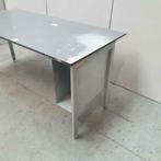 Stalen werkbank werktafel met trespa blad 81x180x80 cm