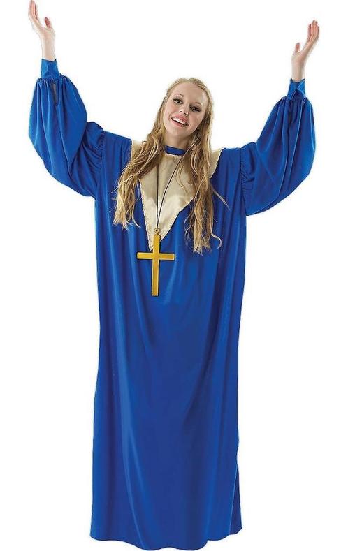 Gospel Zanger Toga blauw, Kleding | Dames, Carnavalskleding en Feestkleding, Nieuw, Ophalen of Verzenden