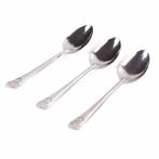 Benson Set van 3 metalen lepels - chroom - 16.5 cm - veel..., Ophalen of Verzenden, Nieuw