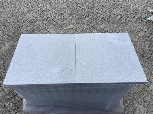 Veiling - 40,32 m2 Terrastegel Oostende 60x60x4 grijs gecoat, Tuin en Terras, Tegels en Klinkers