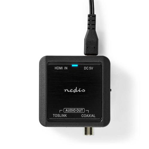Audioconverter HDMI eARC naar digitaal audio Toslink of RCA, Audio, Tv en Foto, Converters, Nieuw, Verzenden