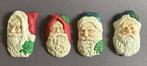 Kerstdecoratie (12) - Gips - Vintage kerstboom deco., Diversen, Kerst, Nieuw