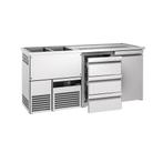 GGM Gastro | Biertoog PREMIUM - 1950x700mm - 1 deur & 3 |, Verzenden, Nieuw in verpakking