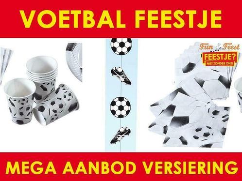 Voetbal kinderfeestje - voetbal versiering en feestartikelen, Hobby en Vrije tijd, Feestartikelen, Verjaardag, Versiering, Nieuw