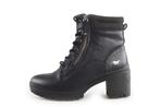 Mustang Veterboots in maat 39 Zwart | 10% extra korting, Kleding | Dames, Schoenen, Verzenden, Zwart, Overige typen, Zo goed als nieuw