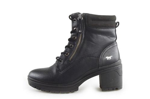 Mustang Veterboots in maat 39 Zwart | 10% extra korting, Kleding | Dames, Schoenen, Zwart, Zo goed als nieuw, Overige typen, Verzenden