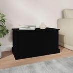 Opbergbox 70x40x38 cm bewerkt hout zwart (Interieur), Verzenden