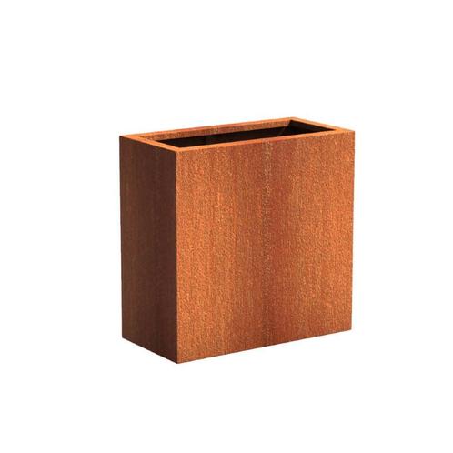 Cortenstaal plantenbak 80x40x80cm - Met bodem, Tuin en Terras, Bloembakken en Plantenbakken, 60 cm of meer, 60 tot 100 cm, Tuin
