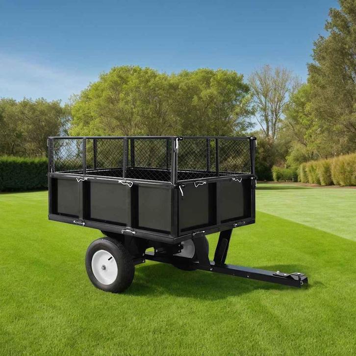 vidaXL Kiepwagen voor zitmaaiers 300 kg, Tuin en Terras, Overige Tuin en Terras, Nieuw, Verzenden