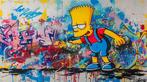 Dine Chanima (XX-XXI) - (XXL) Giant Bart Simpson Tagging, Antiek en Kunst, Kunst | Schilderijen | Modern