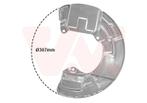 REMSCHIJF BESCHERMER VOOR VOLVO S60 RS 2000-2004 30645114, Ophalen of Verzenden, Nieuw