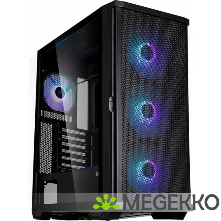 Zalman Z10 PLUS computerbehuizing Midi Tower Zwart, Computers en Software, Computerbehuizingen, Nieuw, Verzenden
