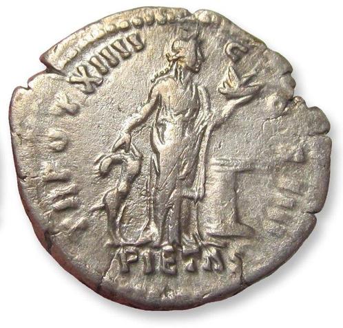 Romeinse Rijk. Antoninus Pius (138-161 n.Chr.). Denarius, Postzegels en Munten, Munten | Europa | Niet-Euromunten
