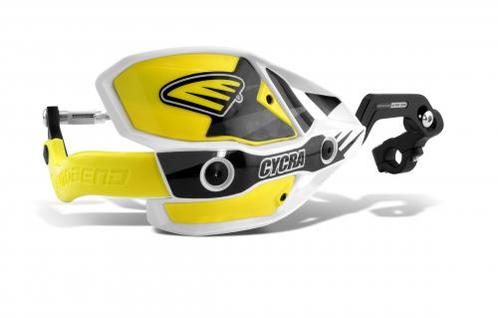 Cycra Dichte Handkappen Geel / Wit Ultra Pro Bend CRM voor 2, Motoren, Onderdelen | Overige, Nieuw, Verzenden