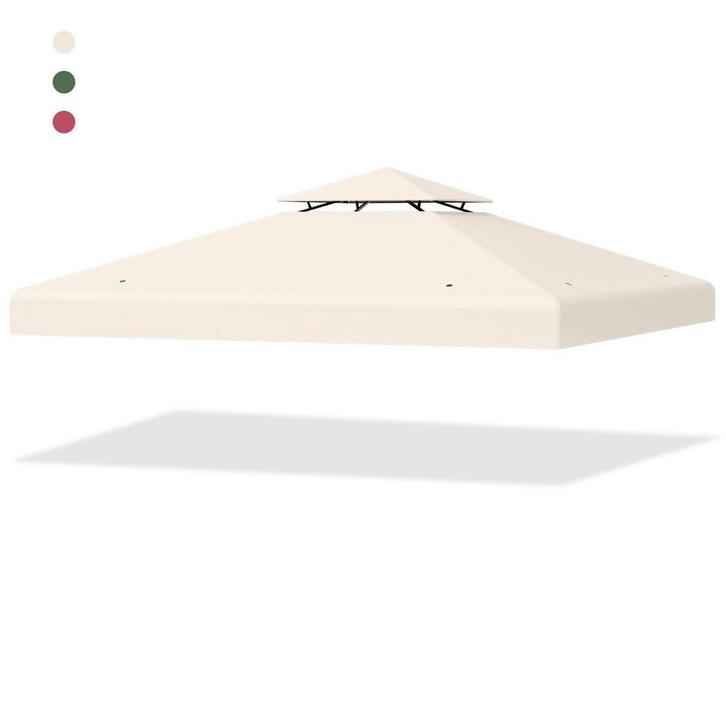 LIVSK Vervangende Prieelhoes 300 x 300 cm - Waterdicht Polye, Zakelijke goederen, Partijgoederen en Retail | Verkoopwagens, Verzenden