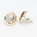Oorbellen - 18 karaat Geel goud, Witgoud Diamant, Sieraden, Tassen en Uiterlijk, Oorbellen, Nieuw