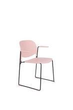 Stapelbare Eetkamerstoel - Sterre - Roze - House of Rebels, Huis en Inrichting, Stoelen, Verzenden, Nieuw