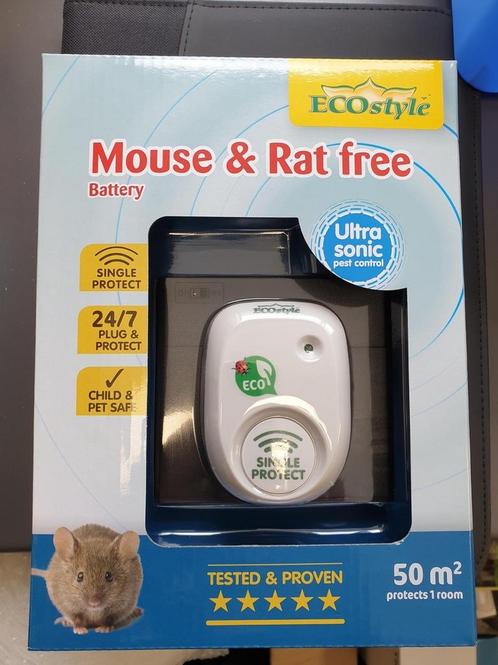 ECOSTYLE MOUSE & RAT FREE 50 BATTERY (MUIZEN & RATTEN), Diensten en Vakmensen, Ongediertebestrijding