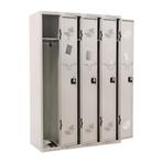 Gebruikte Lockerkasten 4 deuren (codeslot), Ophalen of Verzenden, Gebruikt