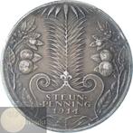 Nederland. Wilhelmina. Steunpenning 1914 variant in ZILVER