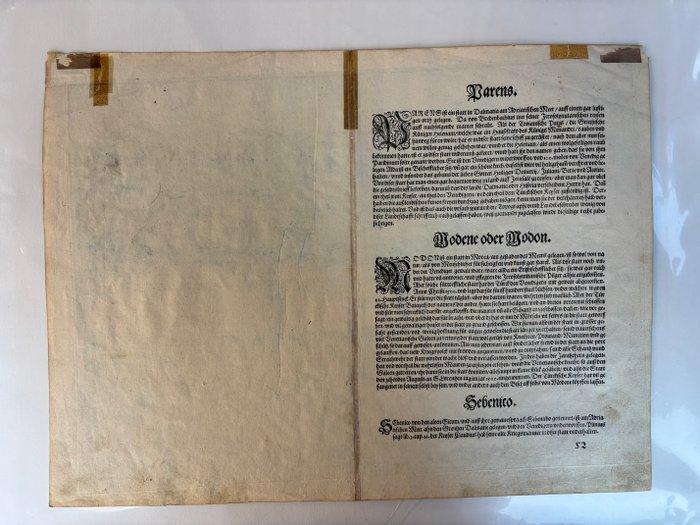 Duitsland - Kroatië en Griekenland; Georg Braun e Frans, Boeken, Atlassen en Landkaarten