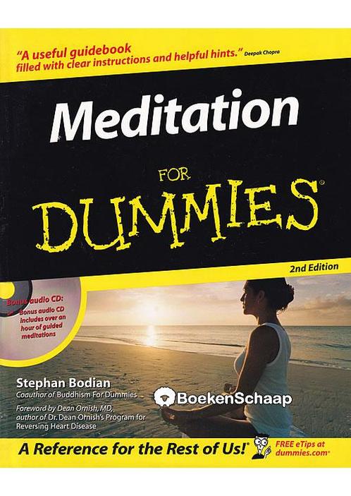 Meditation For Dummies (Book and CD) Stephan Bodian, Boeken, Esoterie en Spiritualiteit, Verzenden