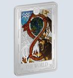 Niue. 2 Dollars 2025 Tarot Cards - The World, 1 Oz (.999)