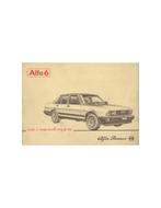 1983 ALFA ROMEO 6 INSTRUCTIEBOEKJE ITALIAANS, Auto diversen, Handleidingen en Instructieboekjes