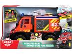 Dickie - Unimog U530 Fire Rescue - Brandweerwagen - trekhaak, Verzenden, Nieuw