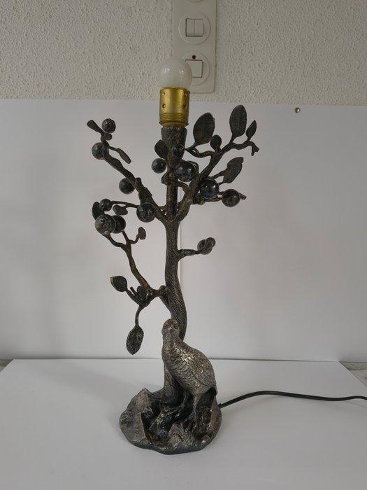 Valentí - Tafellamp - Vogel met boom - Zilverbrons - Valentí, Antiek en Kunst, Curiosa en Brocante