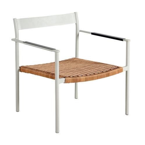 *WOONWINKEL* Brafab DK Tuin Lounge Stoel Lichtgrijs Aluminiu, Tuin en Terras, Tuinsets en Loungesets, Nieuw, Kunststof, Verzenden