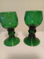 Wijnglas (2) - Glas - Wijnglazen 18e eeuw., Antiek en Kunst, Antiek | Glas en Kristal