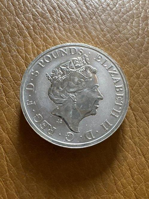 Verenigd Koninkrijk. 5 Pounds 2018 The Queen´s Beasts, Postzegels en Munten, Munten | Europa | Niet-Euromunten