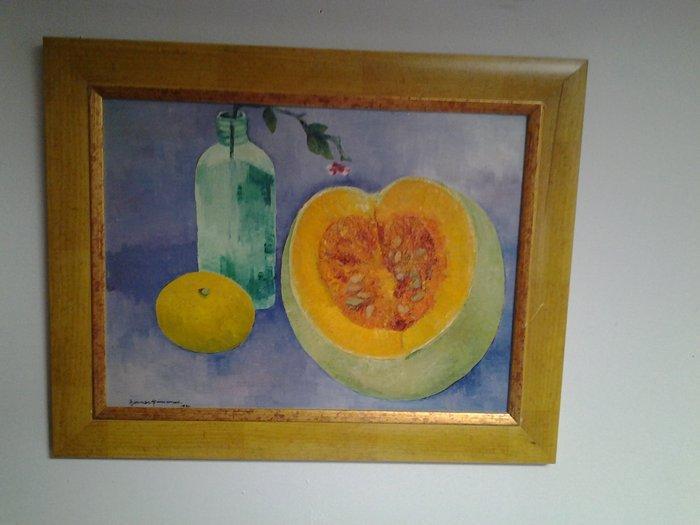 Gesner Armand (1936-2008) - Le giraumon, Antiek en Kunst, Kunst | Schilderijen | Modern