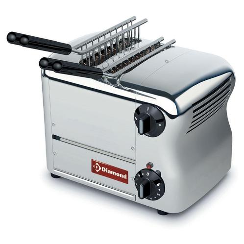 Toaster | RVS | Elektrisch | Croque Monsieur | 2 Tangen |, Zakelijke goederen, Horeca | Keukenapparatuur, Nieuw in verpakking