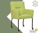 Leren eetkamerstoel Lucky - Toledo Lime (felgroen), Overige kleuren, Bohemian, Industrieel, Modern, Scandinavisch, Nieuw, Leer