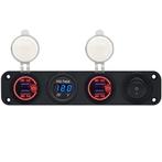ProRide 12V USB Autolader 4 Poorten - QC3.0 - Voltmeter en, Verzenden, Nieuw
