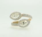 Statement ring - 14 karaat Geel goud - 2.26ct. tw. Diamant