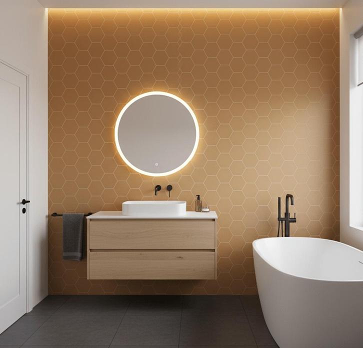 Vloertegel/Wandtegel Geel 19,8x22,8cm (Muurtegels), Doe-het-zelf en Verbouw, Tegels, Minder dan 20 cm, 20 tot 40 cm, 10 m² of meer