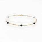 Armband - 18 karaat Geel goud - Granaat, Nieuw