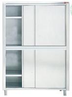 Opbergkast met schuifdeuren | 70cm diep | RVS | 3 formaten, Verzenden, Nieuw in verpakking