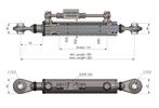Hydraulische Topstang Cat. 1-1 - Verlengd - (390 - 500 mm), Ophalen of Verzenden, Nieuw, Overige merken