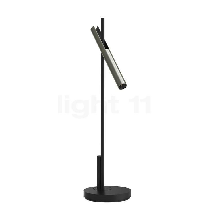 Belux Esprit Tafellamp LED, zwart/nikkel - met tafelvoet, Huis en Inrichting, Lampen | Tafellampen, Nieuw, Verzenden