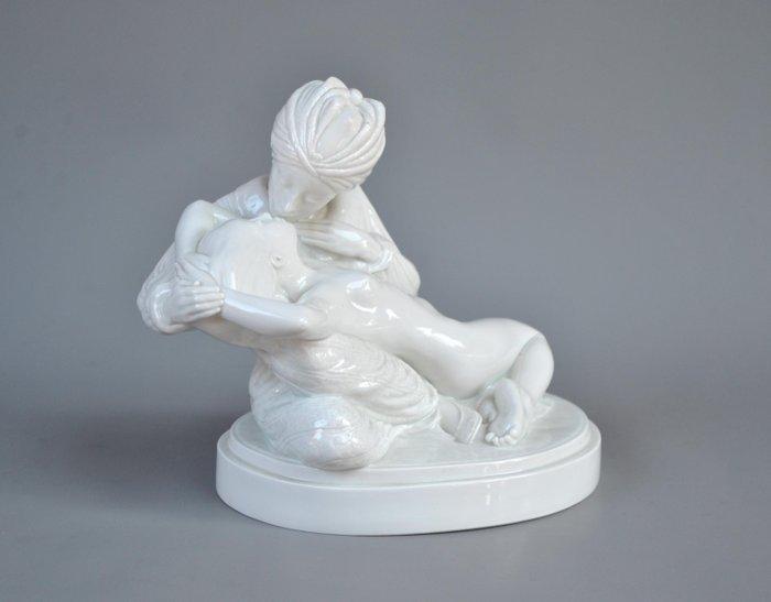 Royal Copenhagen - Ude Koreret - Beeld, Art Déco Sultan et, Antiek en Kunst, Antiek | Glas en Kristal