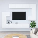 vidaXL Tv-wandmeubel bewerkt hout wit, 100 tot 150 cm, Verzenden, Nieuw, Minder dan 100 cm