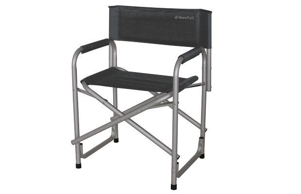 Eurotrail Lorraine Campingstoel Antraciet (Kampeer Stoelen), Caravans en Kamperen, Kampeeraccessoires, Nieuw, Ophalen of Verzenden