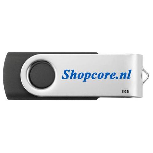8 GB USB-stick met Shopcore.nl logo, Computers en Software, USB Sticks, Nieuw, Verzenden