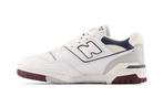 New Balance 550 White Maroon Natural Indigo - maat 44.5, Kleding | Dames, Verzenden, Wit, New Balance, Nieuw